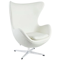 Sessel Egg Chair aus Premium Leder