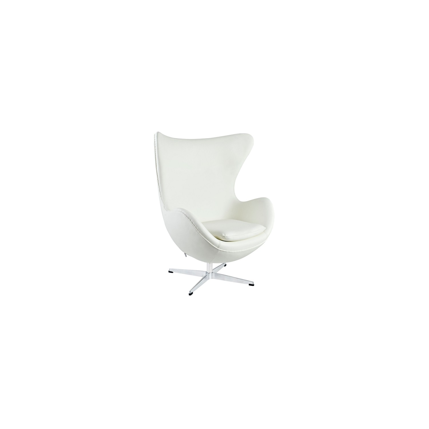 Leather Egg Chair Replica by designer Arne Jacobsen