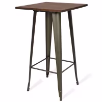 Starožitný průmyslový stůl Alta Bistro Dark Legs