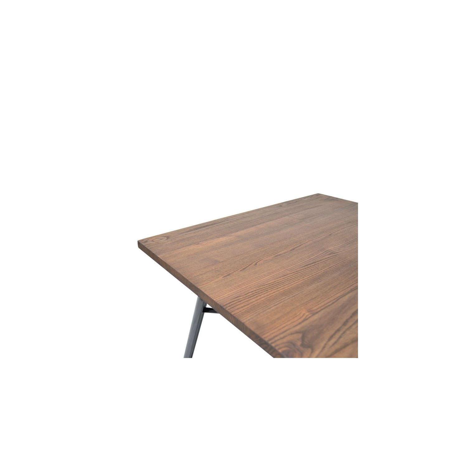 Industriële tafel Bistro Dark Poten Zwart