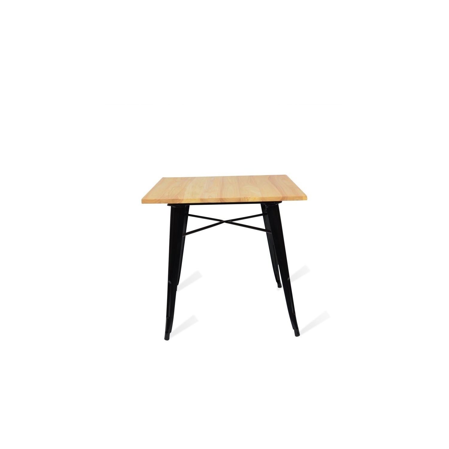 Mesa industrial Bistro Light Legs Black