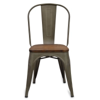 Sedia Industriale Bistro Wood Antique