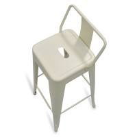 Sgabello Classic Wide Bistro con Schienale