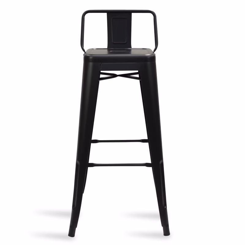 Taburete industrial Metal Wide Bistro Matte