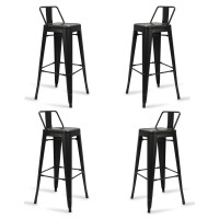 Pak van 4 Bistro LB Matte Krukken