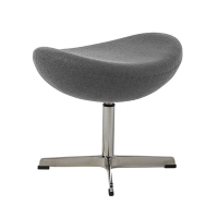 Egg Chair mit Fußstütze asu Kaschmir
