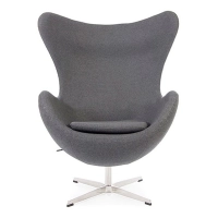 Réplica Silla Egg Chair con Reposapiés del diseñador Arne Jacobsen