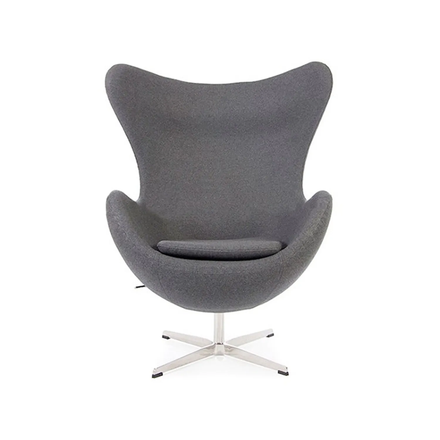 Replica Egg Chair con poggiapiedi del designer Arne Jacobsen