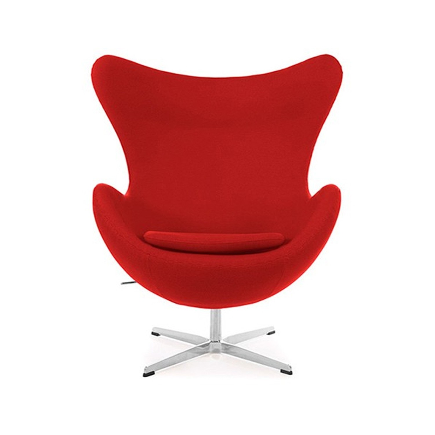 Replica Egg Chair met voetensteun van ontwerper Arne Jacobsen