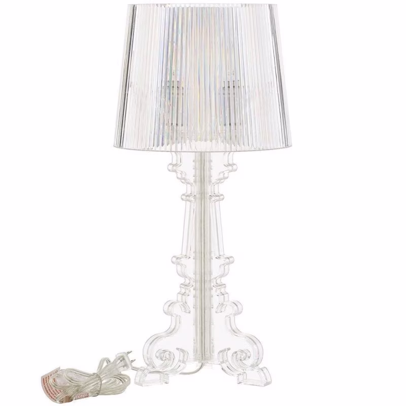 Table lamp in transparent methacrylate Burgo