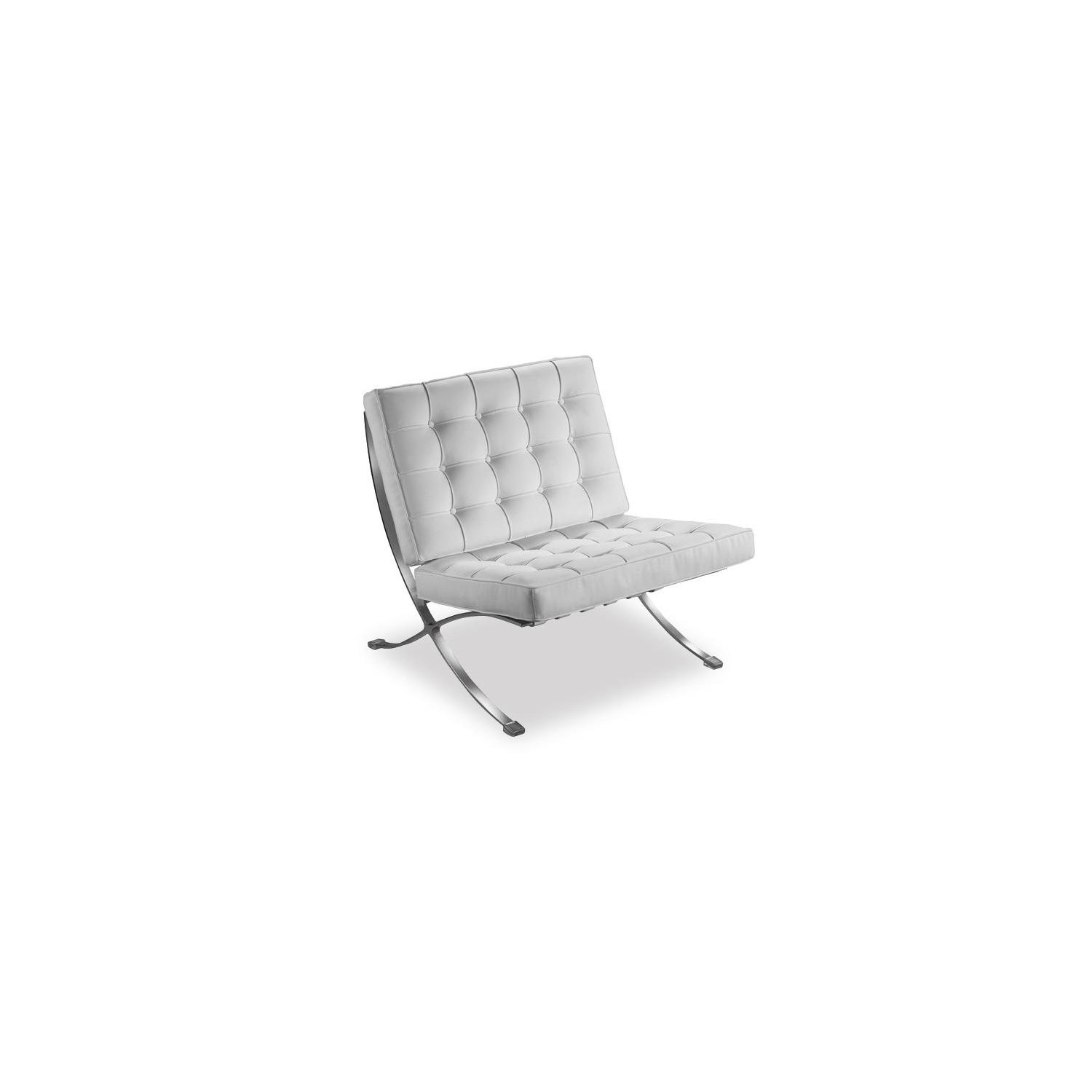 Silla Barcelona Polipiel Con Reposapies