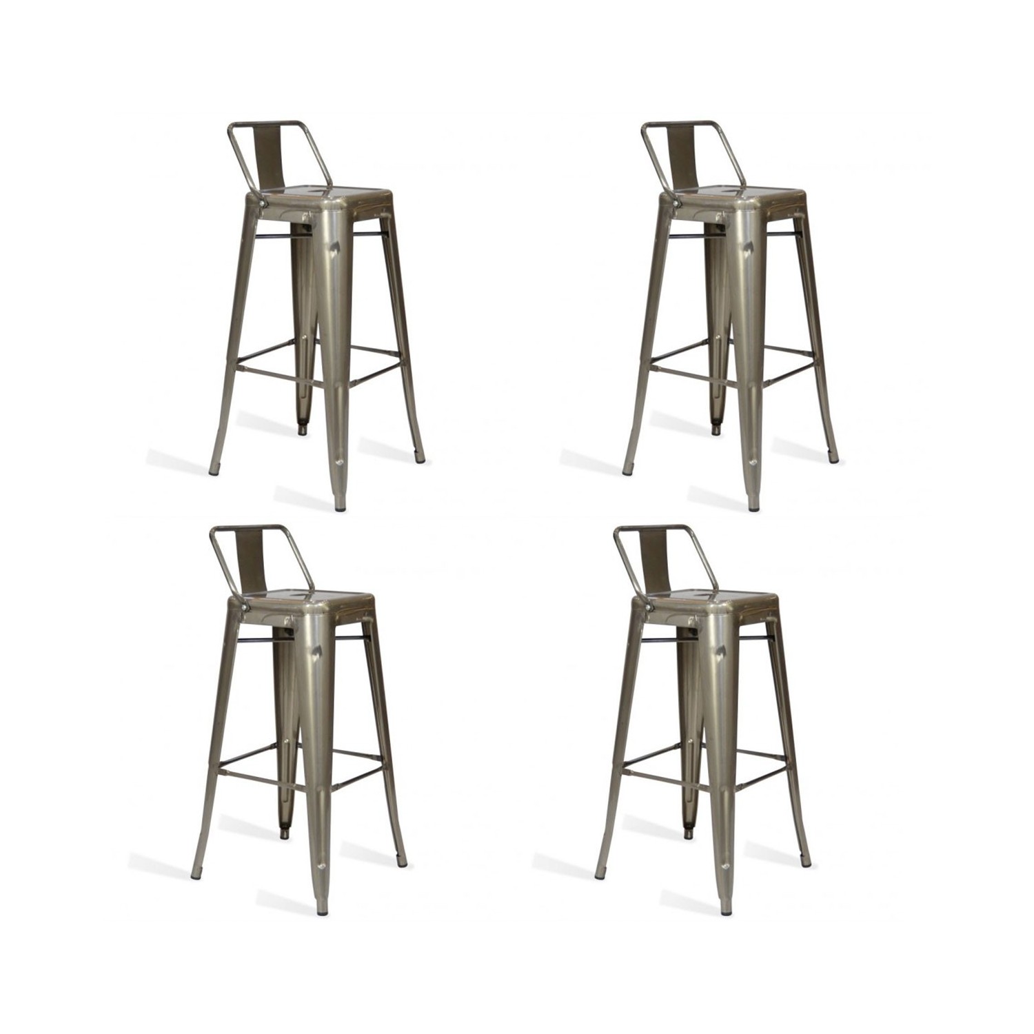 Pack 4 Taburetes industriales Bistro LB
