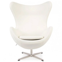 Replica lederen Egg Chair van ontwerper Arne Jacobsen