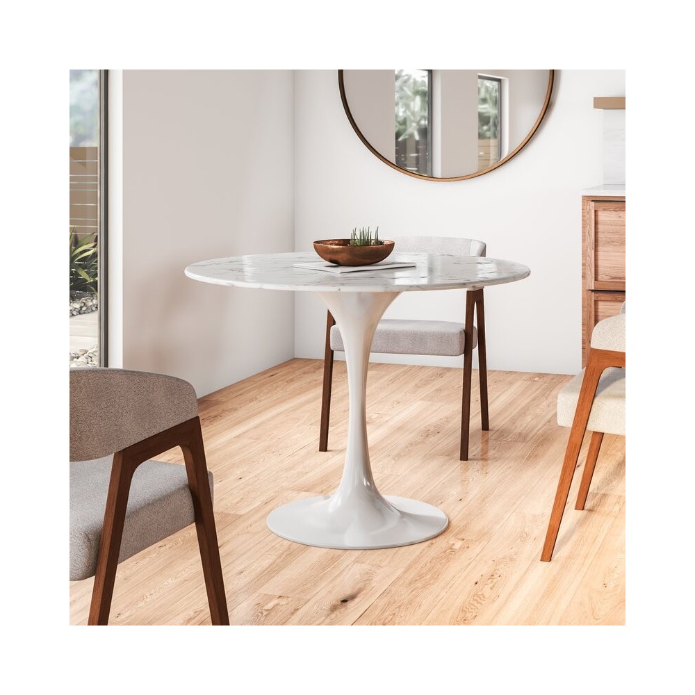 furmod Mesa Dining Tulip Mármol 80 cm