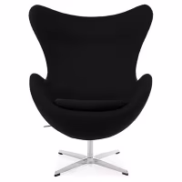 Replica Egg Chair con poggiapiedi del designer Arne Jacobsen