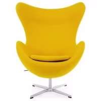 Replica Egg Chair con poggiapiedi del designer Arne Jacobsen