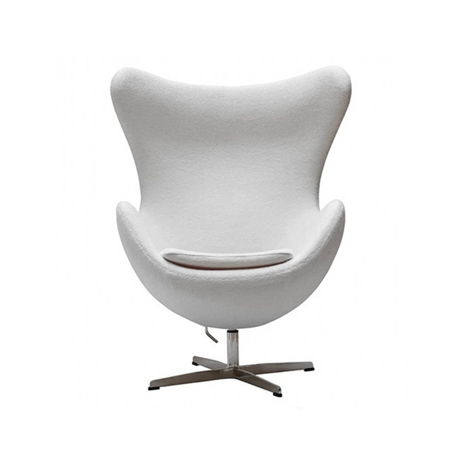 Egg Chair mit Fußstütze asu Kaschmir