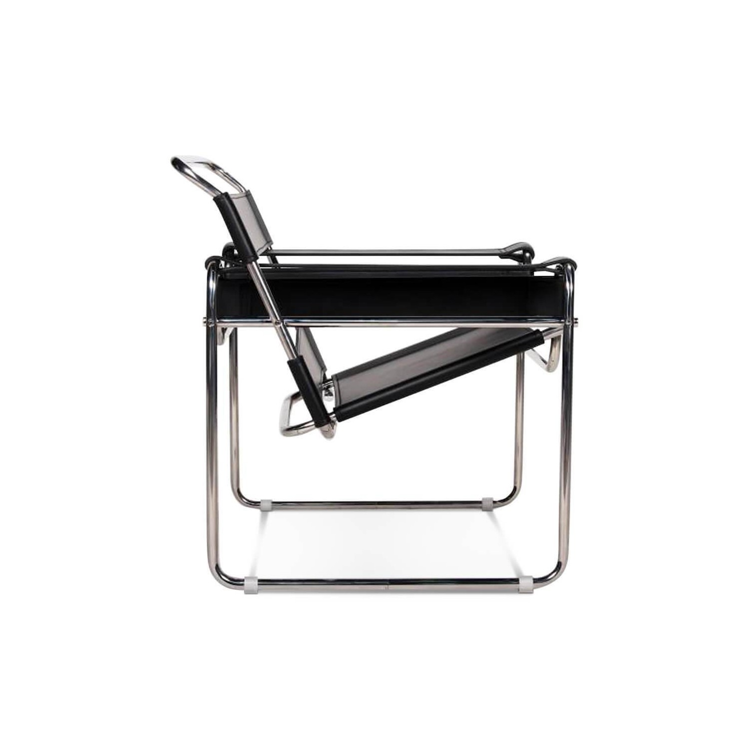 Réplica de la silla de diseño Wassilly Chair en piel
