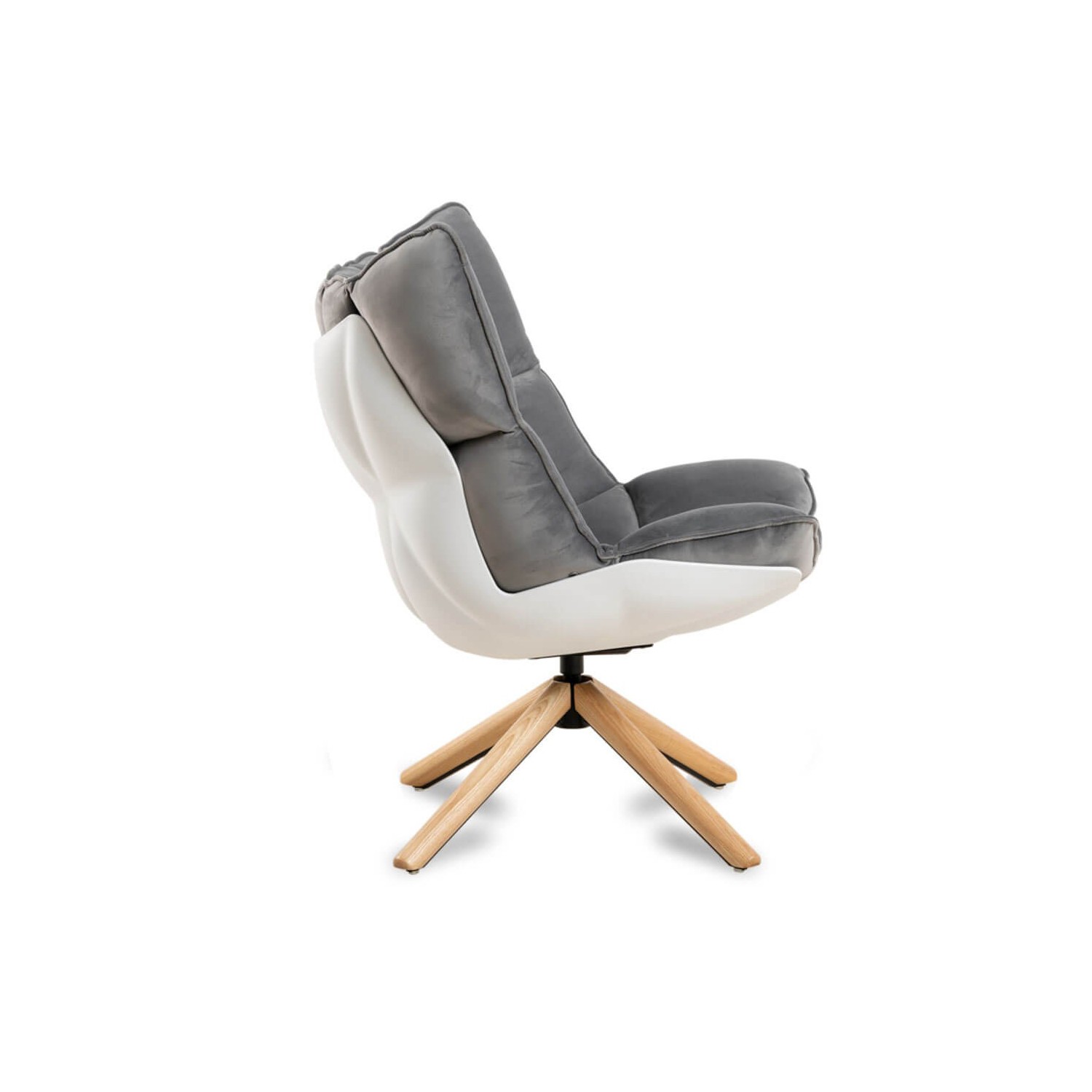 Réplica da poltrona Design Poltrona Husk com apoio para os pés da magnífica designer Patricia Urquiola