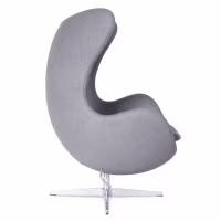 Egg Chair replica in cashmere del designer Arne Jacobsen