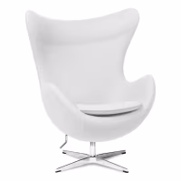 Egg Chair replica in cashmere del designer Arne Jacobsen