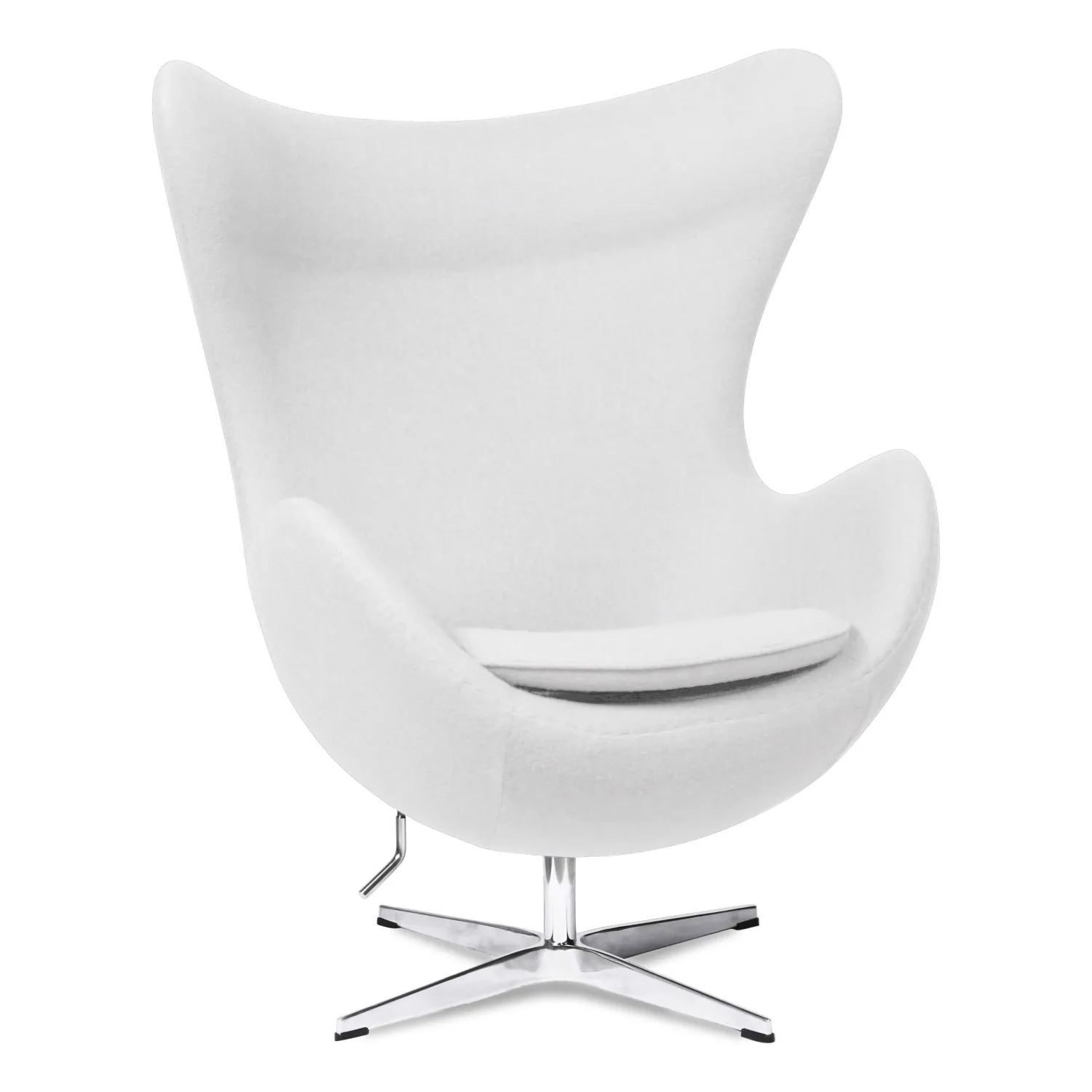 Egg Chair replica in cashmere del designer Arne Jacobsen