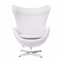 Egg Chair replica in cashmere del designer Arne Jacobsen