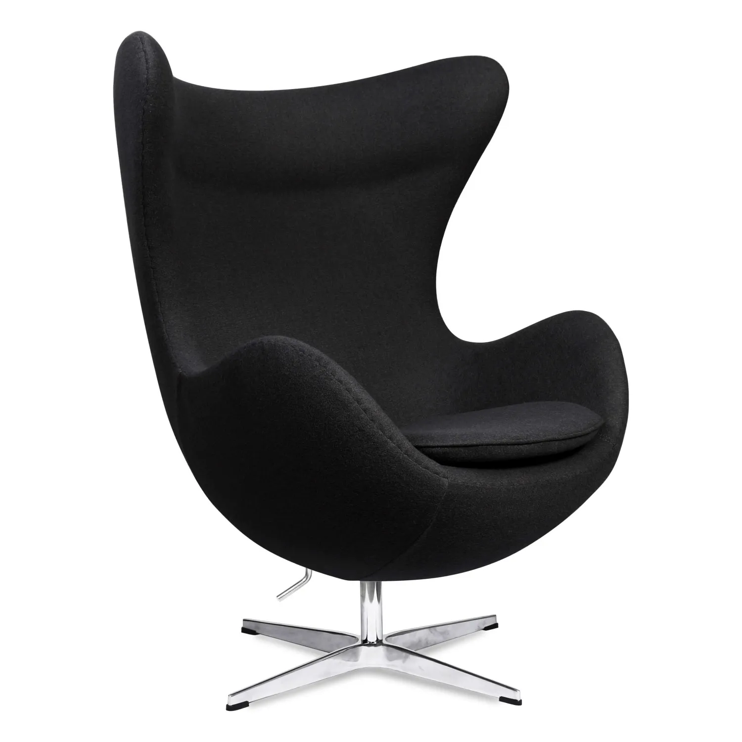 Egg Chair replica in cashmere del designer Arne Jacobsen