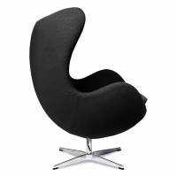 Egg Chair replica in cashmere del designer Arne Jacobsen