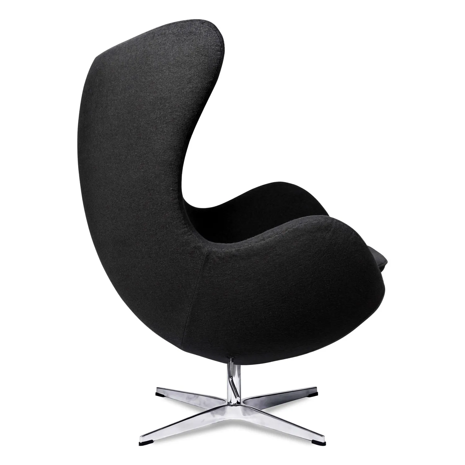 Egg Chair replica in cashmere del designer Arne Jacobsen