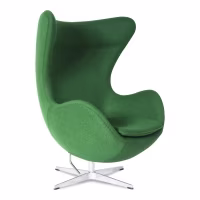 Egg Chair replica in cashmere del designer Arne Jacobsen