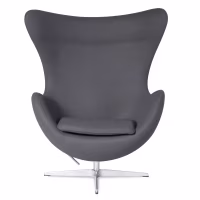 Egg Chair replica in cashmere del designer Arne Jacobsen
