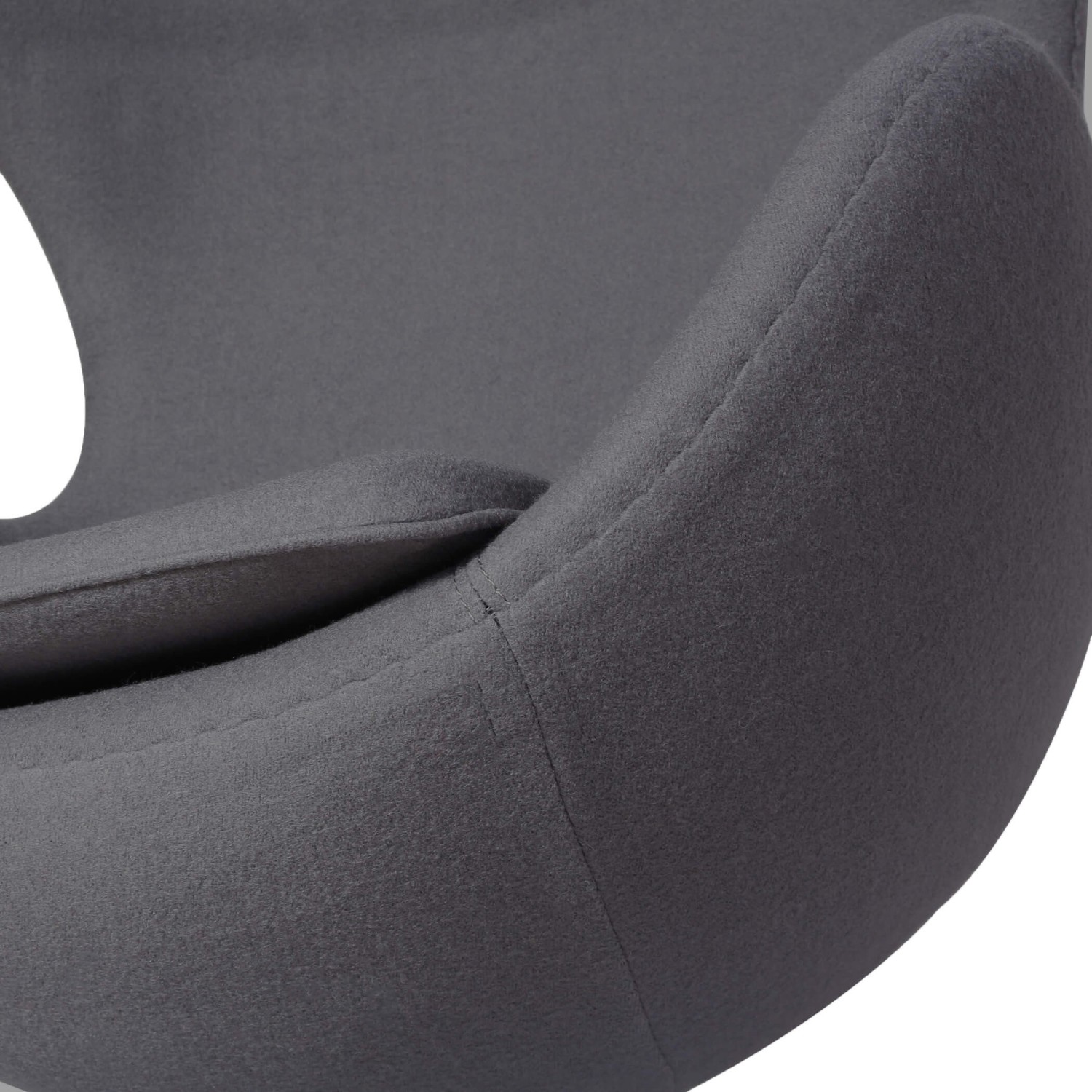 Replica Egg Chair em Cashmere da designer Arne Jacobsen