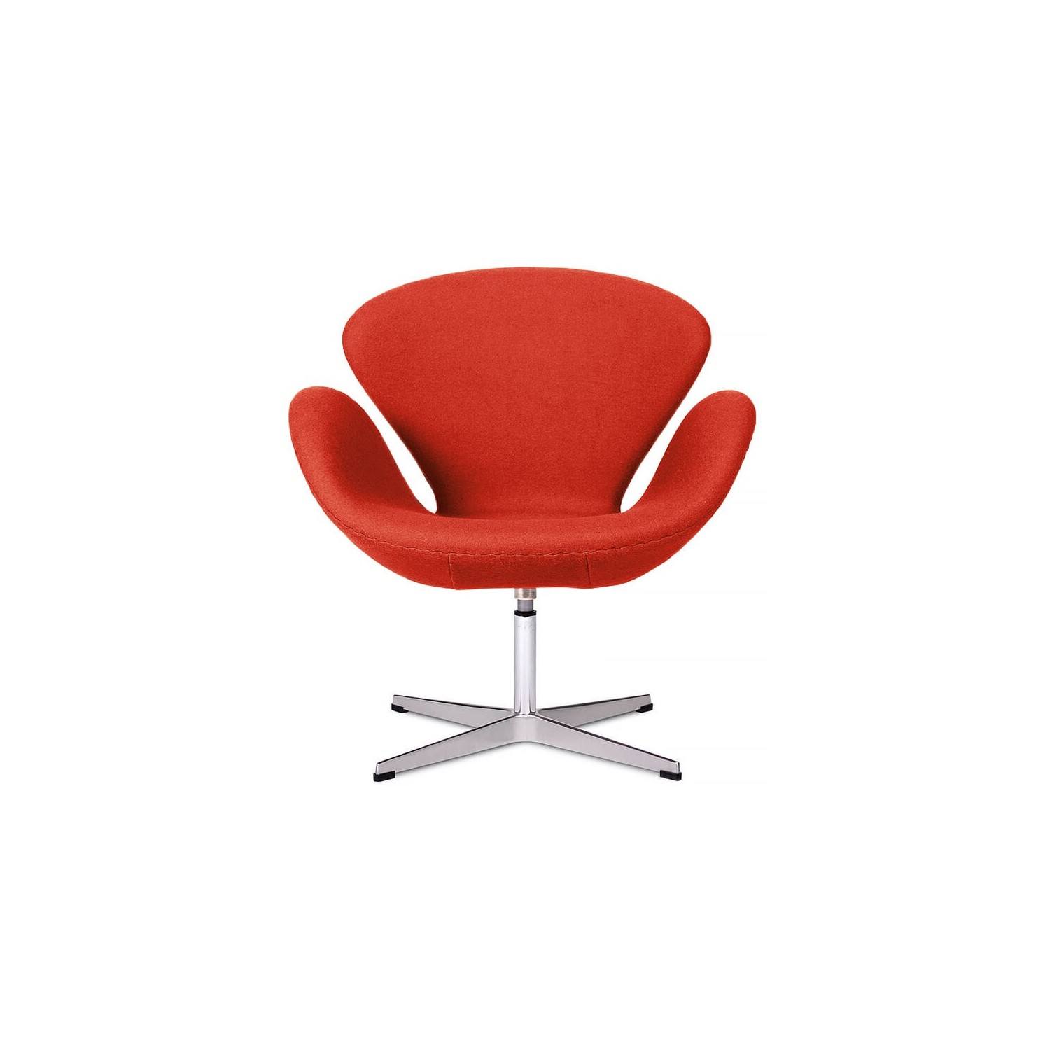Réplica de la silla Swan en cachemir de Arne Jacobsen