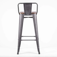 Industrial stool Bistro LB Wood Antique