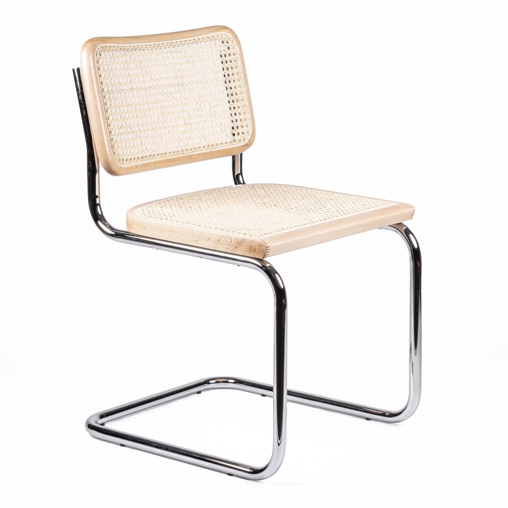 Replica della sedia Cesca del designer Marcel Breuer