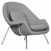 Replica della Womb Chair del designer Eero Saarinen