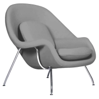 Replica of the Womb Chair by designer Eero Saarinen