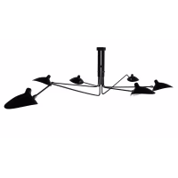 Inspiratie van de Mouille Pendant 6 Arms Lamp