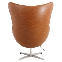 Replica Egg Chair i vintage distressed konstläder