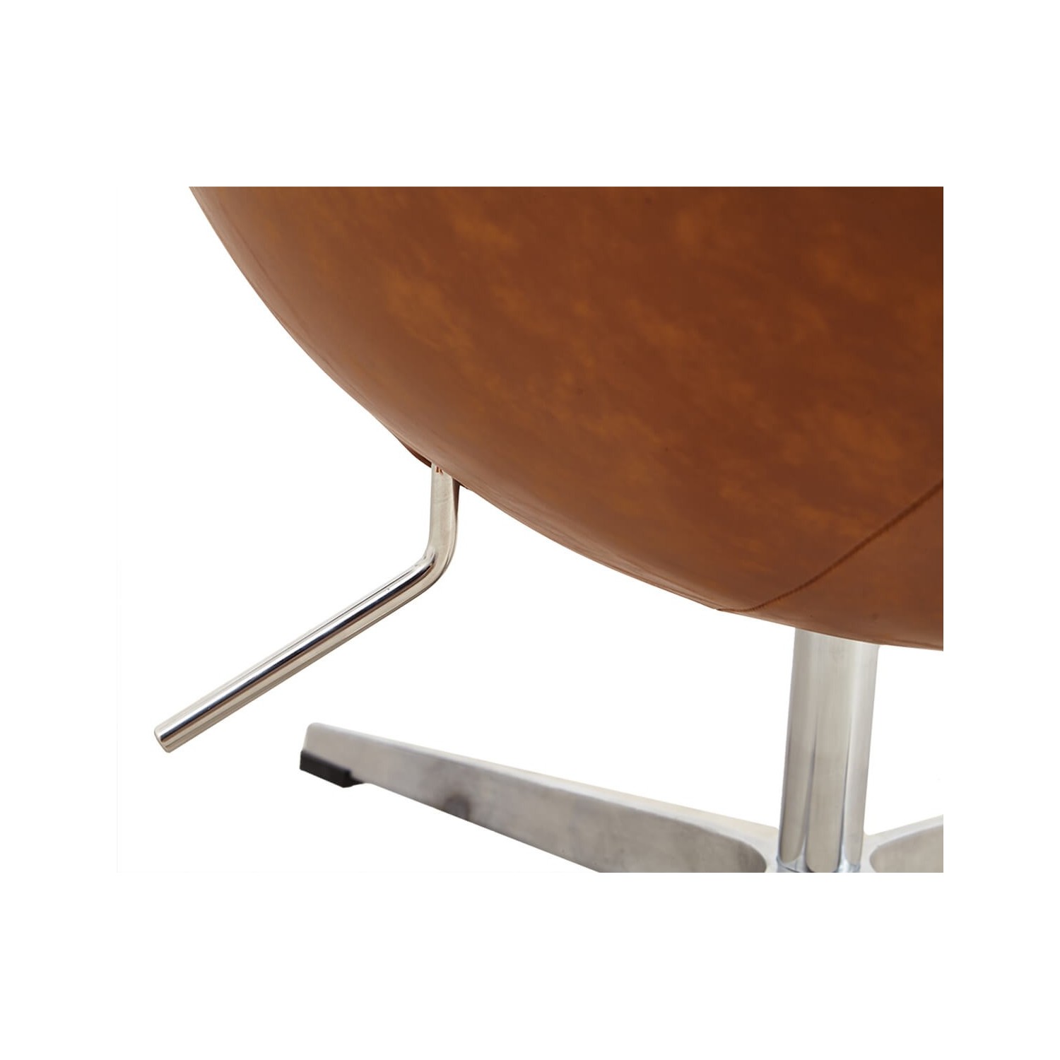 Sillón Egg Chair en Polipiel Encerada Vintage