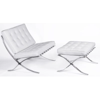 furmod Barcelona Chair HQ med ottomanska