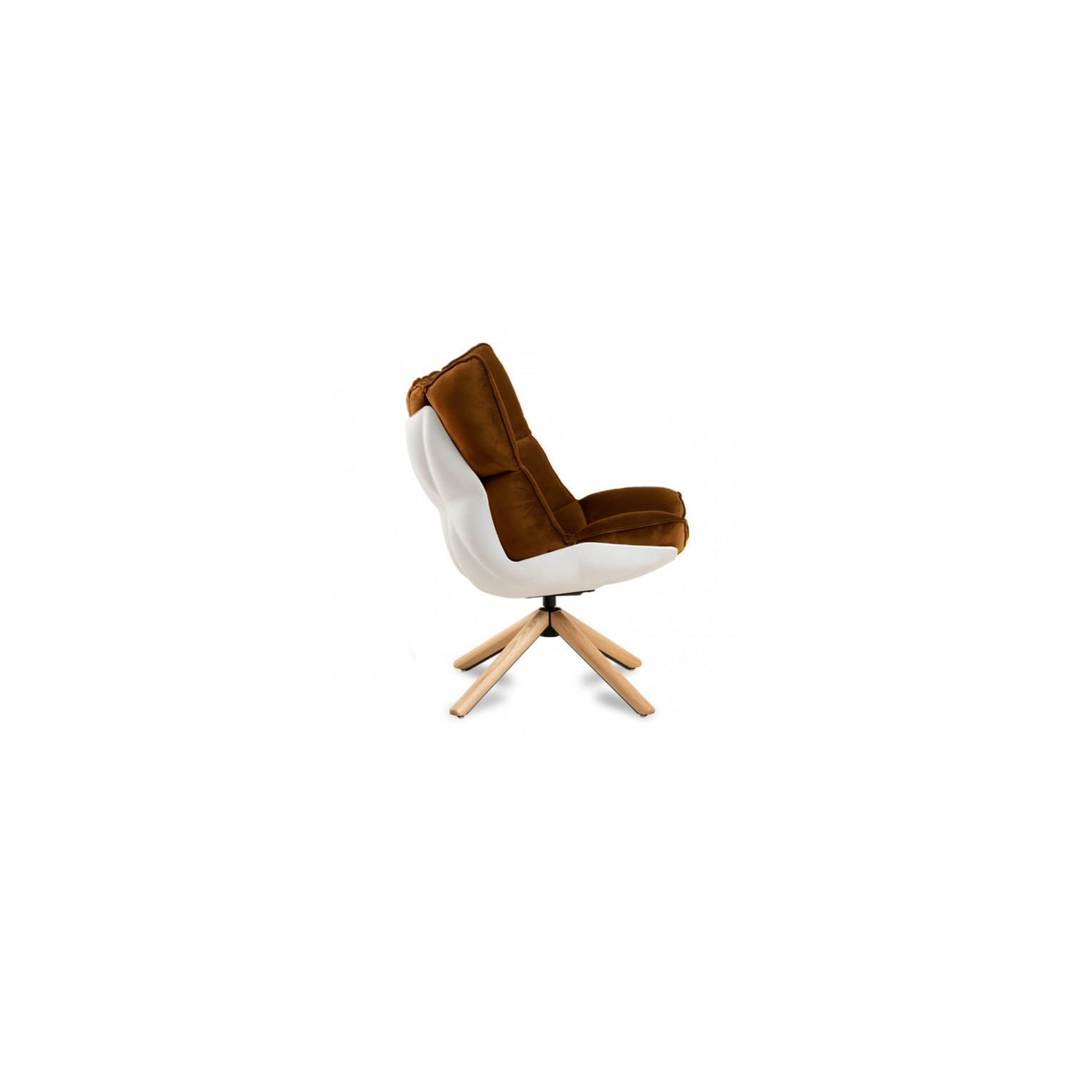 Réplica da poltrona Design Poltrona Husk com apoio para os pés da magnífica designer Patricia Urquiola