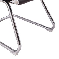 Sedia da ufficio Alu Lowback Fixed Edition in similpelle