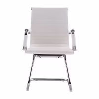 Sedia da ufficio Alu Lowback Fixed Edition in similpelle