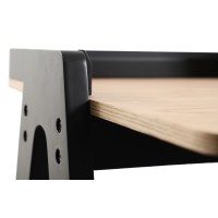 Tavolo Scrivania Pop con Gambe Laccate in stile moderno