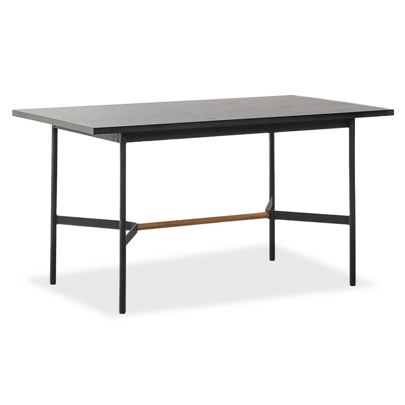 Mesa de Comedor Blackstorm Rectangular 140x80cm en Madera de Roble