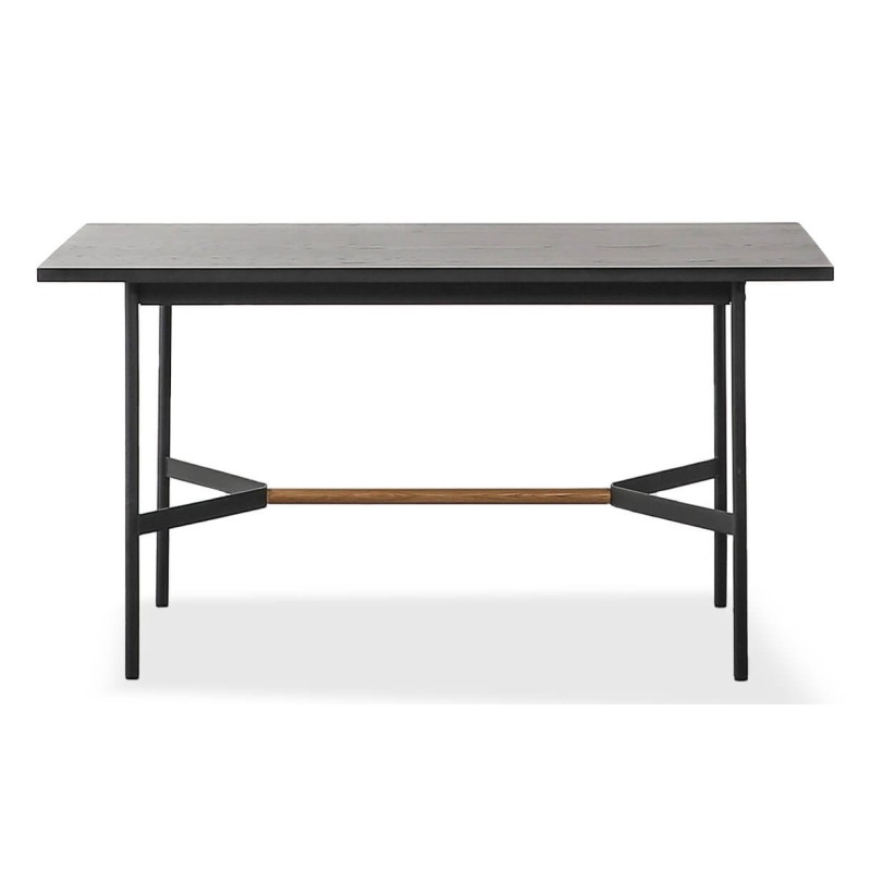 Mesa de Comedor Blackstorm Rectangular 140x80cm en Madera de Roble
