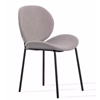 Chaise rembourrée en similicuir