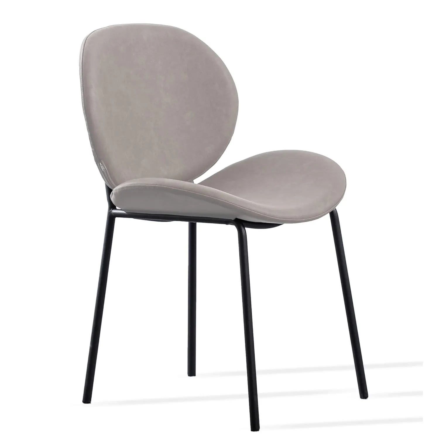 Chaise rembourrée en similicuir